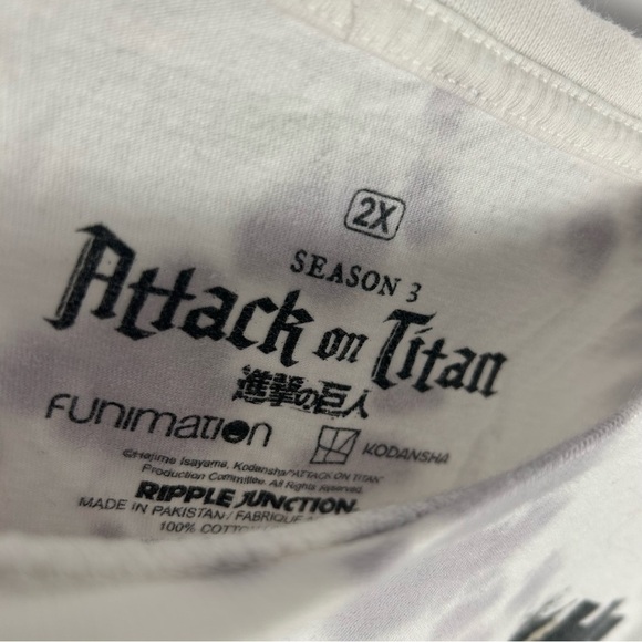 💕 Attack on Titan Graphic Long Sleeve Shirt 2X - Picture 5 of 12